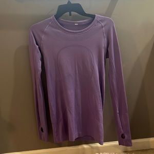Size 4 Purple Lulu Lemon Align long sleeve T - shirt